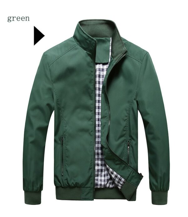 New Jacket Men Fashion Casual Loose Mens Jacket Sportswear Bomber Jacket Mens jackets men and Coats Plus Size M- 5XL - immagine 2