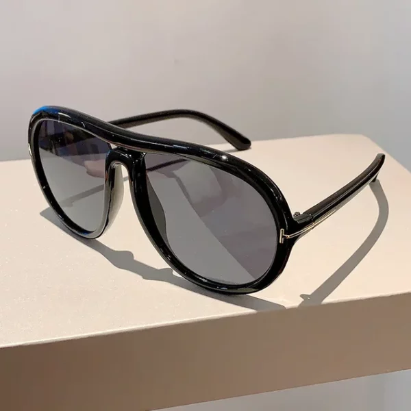 Trend Oversized Pilot Sunglasses Women For Men Luxury Brand Designer Sun Glasses Vintage Big Frame Eyeglasses Punk Driving Shade - immagine 10