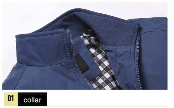 New Jacket Men Fashion Casual Loose Mens Jacket Sportswear Bomber Jacket Mens jackets men and Coats Plus Size M- 5XL - immagine 5
