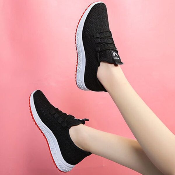 Autumn New Women's Shoes Fashion Single Shoes Casual Sports Travel Shoes Non slip Old Beijing Mesh Running Shoes - immagine 13
