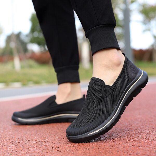 Casual shoes men's and women's cloth shoes breathable and non slip flying woven shoes outdoor casual shoes - immagine 9