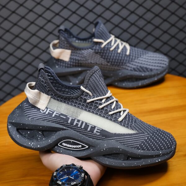 New Mens Sports Shoes Student Lightweight Breathable Casual Shoes Mens Fashion Fashion Shoes Large Mens Shoes - immagine 2