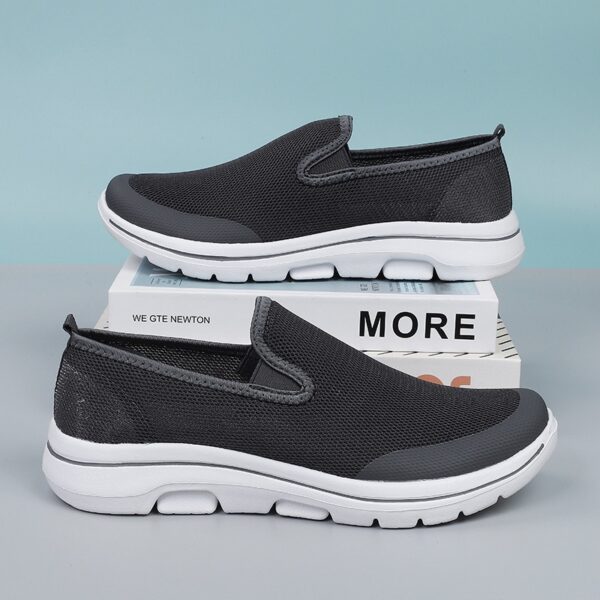 Casual shoes men's and women's cloth shoes breathable and non slip flying woven shoes outdoor casual shoes - immagine 2