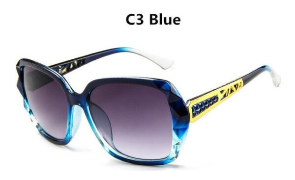 Classic Oversized Sunglasses Women Brand Designer SquareLadies Sun Glasses Driving Vintage UV400 Glasses Feminino Oculos - immagine 8