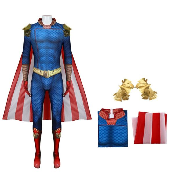 Black robed picket team cosplay costume villain Halloween stage performance costume cloak superman - immagine 4