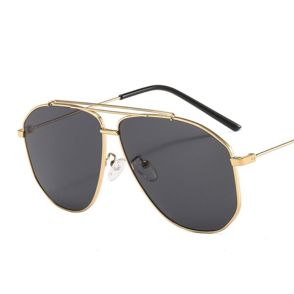 Unisex Pilot Sunglasses Women Men Luxury Double Beam Sun Glasses Men Vintage Driving Eyewear Ocean Lenses Shades zonnebril dame - immagine 7