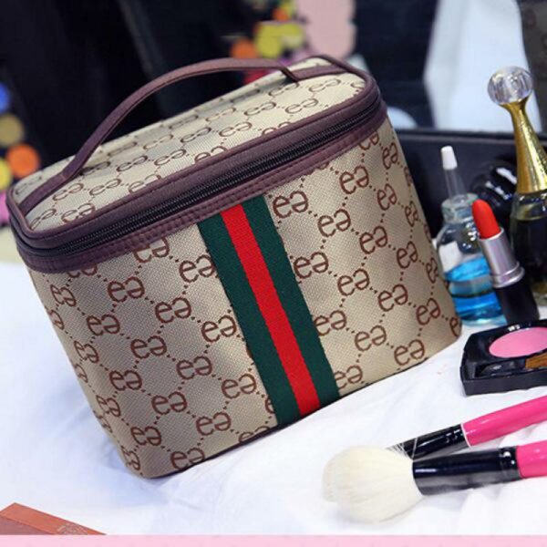 ladies portable cosmetic bag large-capacity storage bag female travel cosmetic case simple wash bag - immagine 3