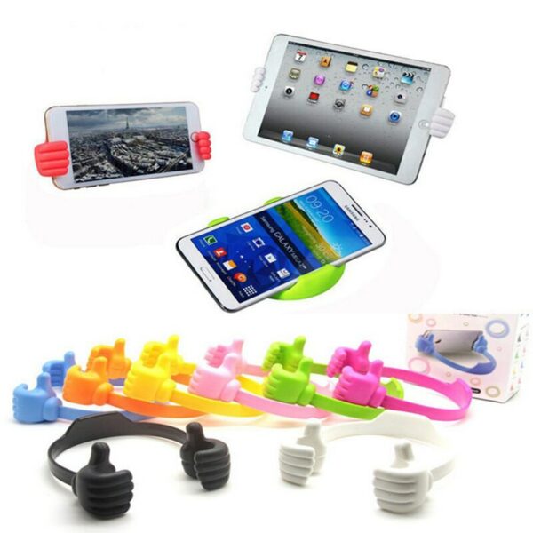 Portable mobile cell phone tablet Thumb holder support stents For Oukitel C10 C12 C13 C15 C16 C17 K13 K7 K12 K9 Y1000 Pro Y4800 - immagine 2