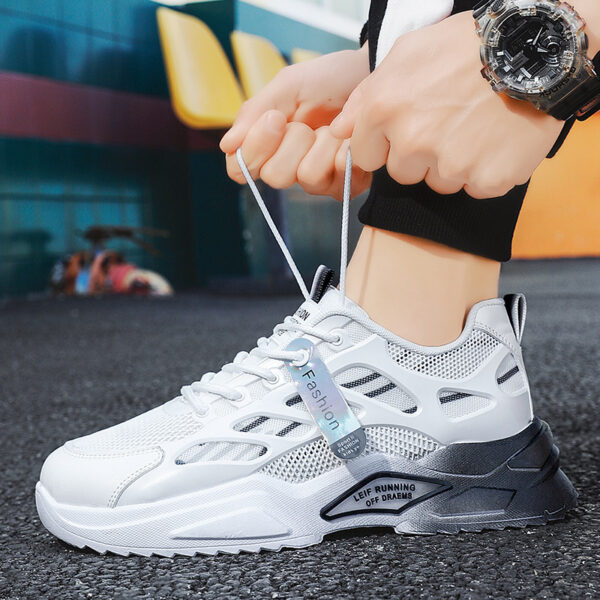 Mens Sports Shoes, Mens Casual Shoes, Lightweight and Breathable, Retro and Elevated, Dads Shoes, Trendy Shoes, Colorful - immagine 4
