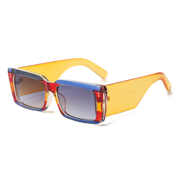 New style sunglasses Women fashion square Sunglasses Personalized street shooting net red glasses UV resistant sunglasses - immagine 8