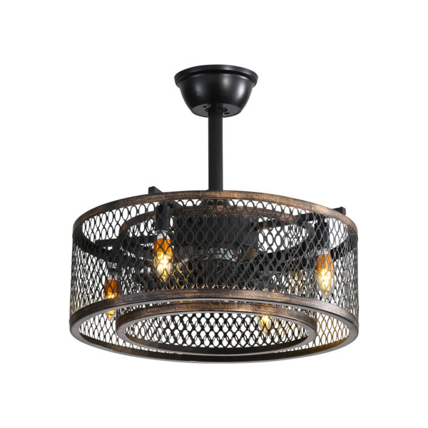 20 inch Caged Ceiling Fan with Lights - immagine 9