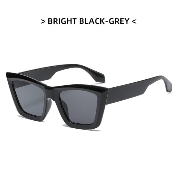 Net Red With The Same Tide Shot Concave Shape Glasses Fashion Retro Large Frame Sunscreen Sunglasses Sunglasses - immagine 2
