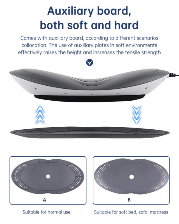 Waist Massager Lumbar Traction Inflatable Hot Compress Back Cervical Stretcher Massage Air Pressure Reduce Relief Pain - immagine 14
