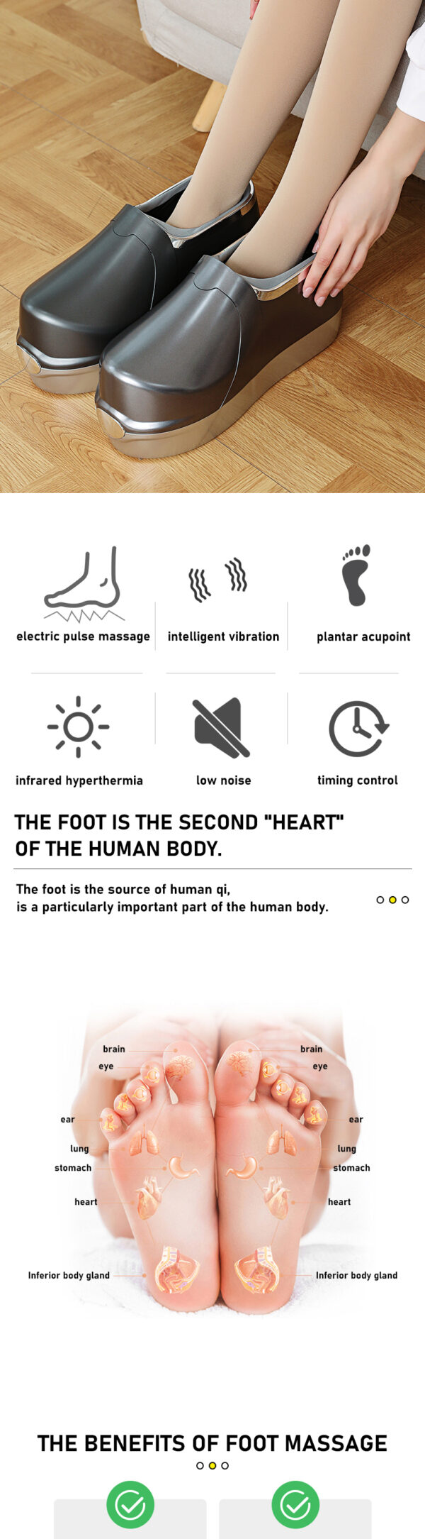 Multifunctional massage shoes Sole acupoint massage shoes - immagine 15
