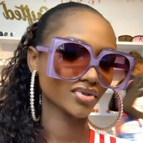 Wholesale Vintage Oversized Square Sunglasses For Women Gradient Elegant Black Brown Sun Glasses Female Uv400 Shades Men Eyewear