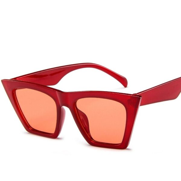 Black Oversized Sunglasses Women Large Square Sunglasses Large Big Plastic Frame Sun Glasses Red Leopard Blue - immagine 3