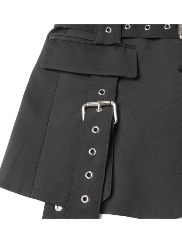 Designer Jacket Women's Splice Lace Up Blazer - immagine 5