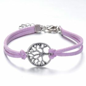 1pcs infinity handmade bracelet Vintage tree Charms Infinity Bangles Leather Bracelet