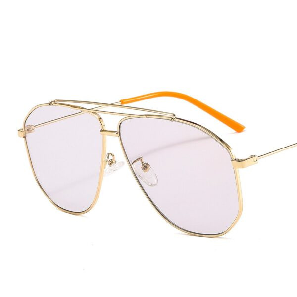 Unisex Pilot Sunglasses Women Men Luxury Double Beam Sun Glasses Men Vintage Driving Eyewear Ocean Lenses Shades zonnebril dame - immagine 5