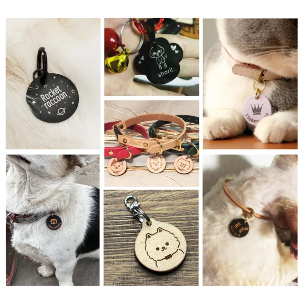 DAJA Mini Portable Laser Engraver Diy Bluetooth Machine Painted Dog Tag Paper Leather Wooden Plastic Logo CNC Machine - immagine 3