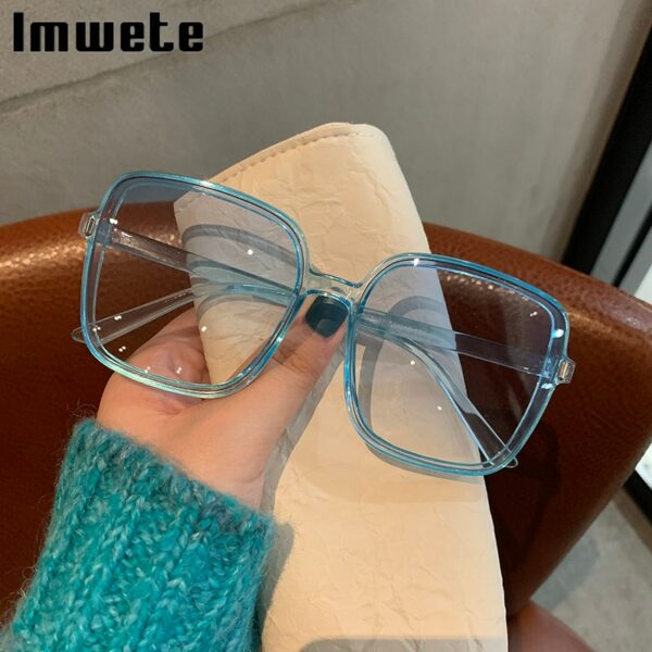 Oversized Sunglasses Women Luxury Designer Vintage Square Sun Glasses Classic Eyewear for Lady UV400 Big Frame - immagine 5
