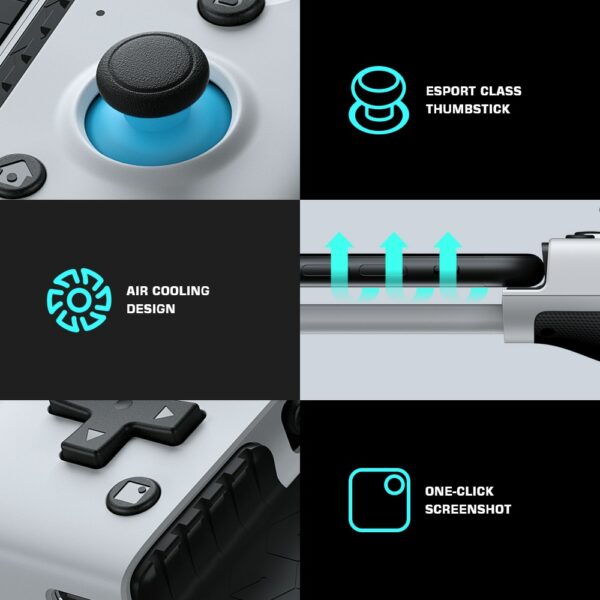 GameSir X2 Type-C Mobile Gamepad Game Controller for Xbox Game Pass, PlayStation Now, STADIA, GeForce Now, Parsec, LiquidSky - immagine 5