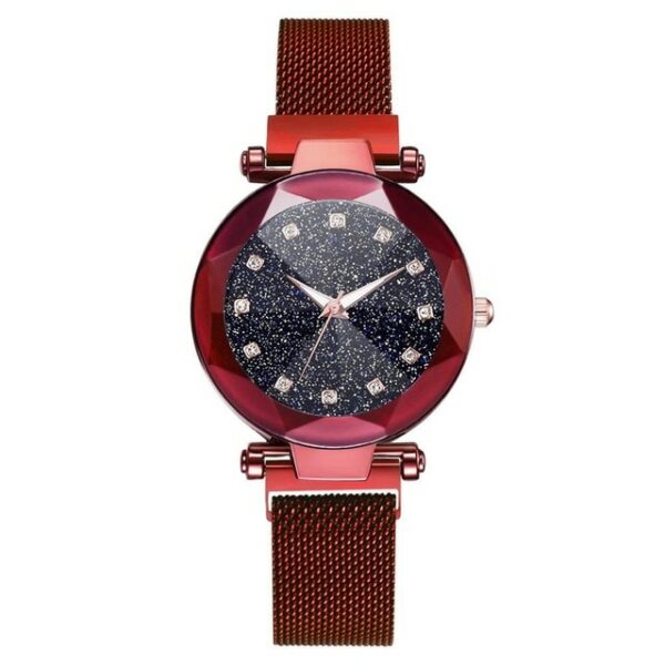 Ladies Magnetic Starry Sky Clock Luxury Women Watches Fashion Diamond Female Quartz Wristwatches Relogio Feminino Zegarek Damski - immagine 9