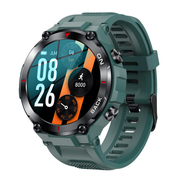 K37 smart watch GPS positioning exercise health heart rate monitoring female physiological cycle reminder - immagine 9
