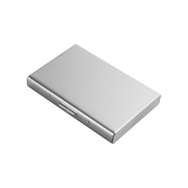 Aluminum Alloy Anti-Degaussing Credit Card Holder Black Stainless Steel Bank Card Holder Metal Card Holder RFID - immagine 4