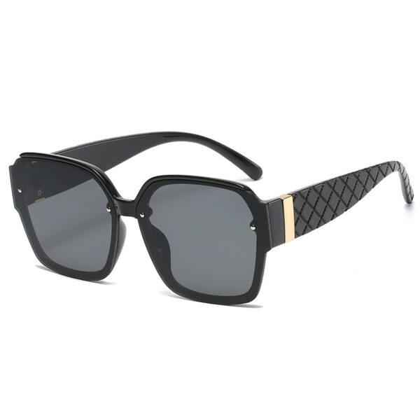 New Trend Square Rice Nail Sunglasses Men And Women Retro Mesh Sunglasses Ins Style Gradient Glasses - immagine 4