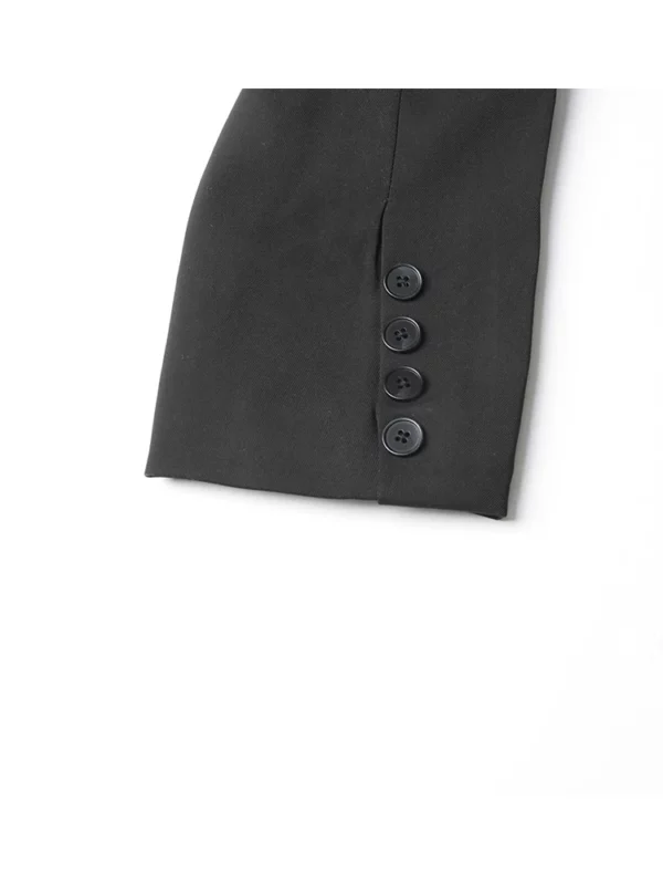 Designer Jacket Women's Splice Lace Up Blazer - immagine 6