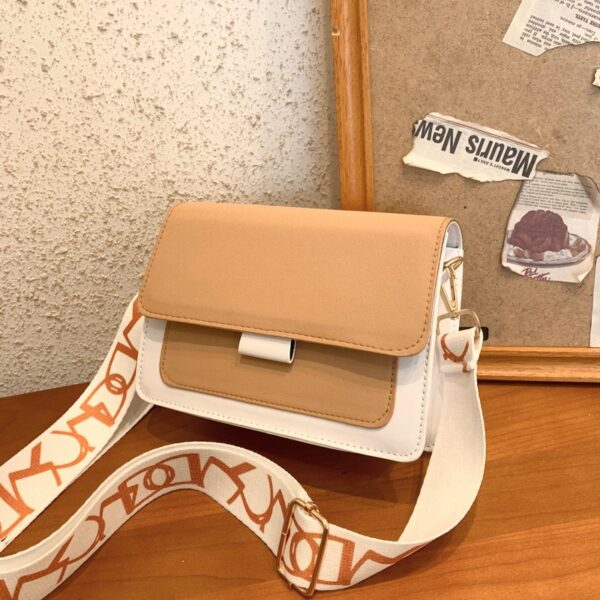 Casual retro bag women's casual shoulder bag Korean style simple crossbody small square bag - immagine 9