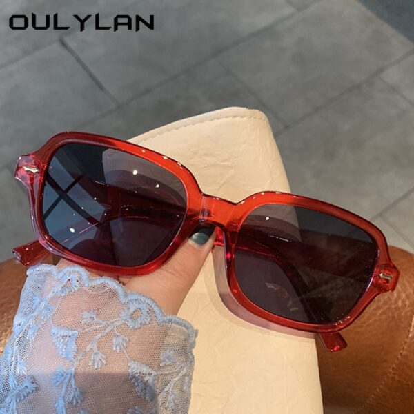 Sunglasses Women Men Luxury Brand Designer  Vintage Sunglass Female Male Black Yellow Sun Glasses UV400 - immagine 5