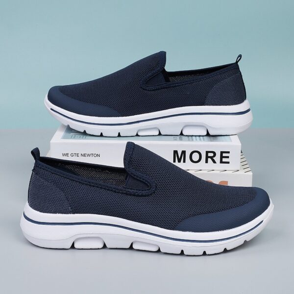 Casual shoes men's and women's cloth shoes breathable and non slip flying woven shoes outdoor casual shoes - immagine 3