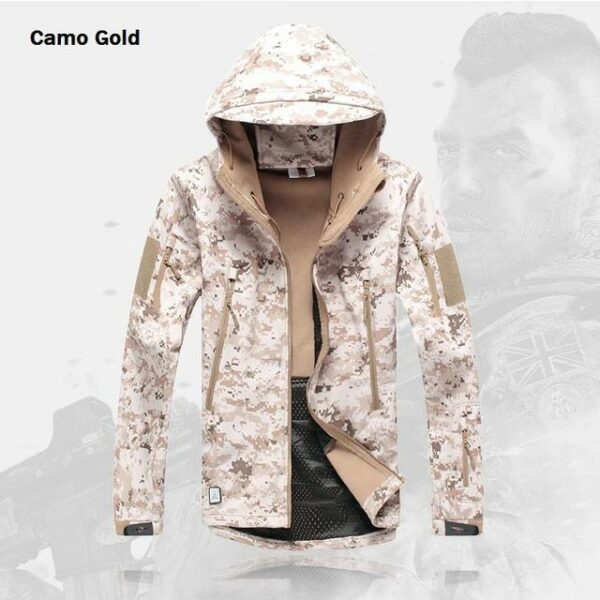 Military Tactical Jacket Men Waterproof Coat - immagine 5