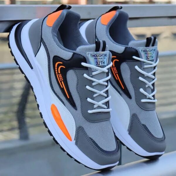 New Large Men's Shoes Sports Casual Shoes Mesh Breathable Shoes Black Men's Shoes - immagine 12