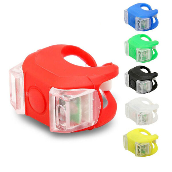 Silicone Lights Cycling Bike Accessories Mountain Bike Tail Lights Bicycle Decorative Lights - immagine 5