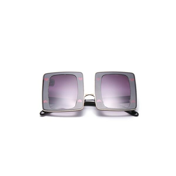 Square Black Sunglasses Woman Shades Gradinet Lens Female Sun Glasses For Female Coating Men Oversized Frame Sunglasses Big - immagine 2