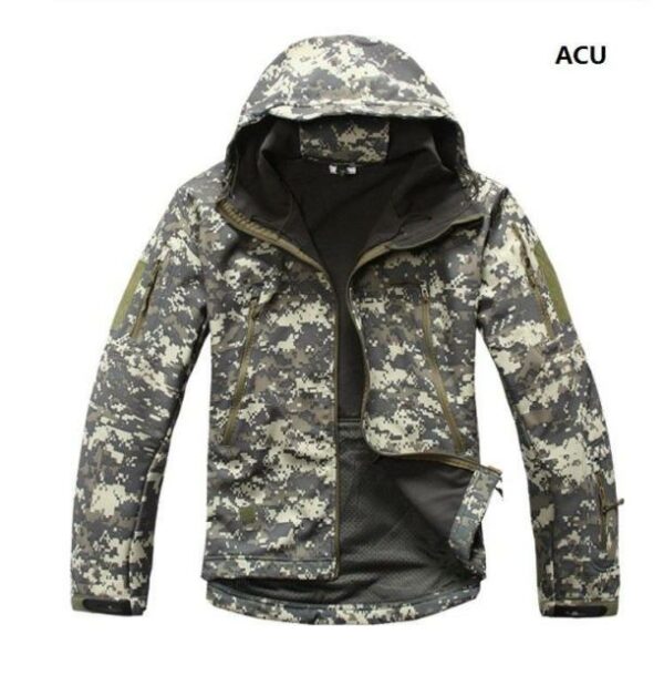 Military Tactical Jacket Men Waterproof Coat - immagine 2