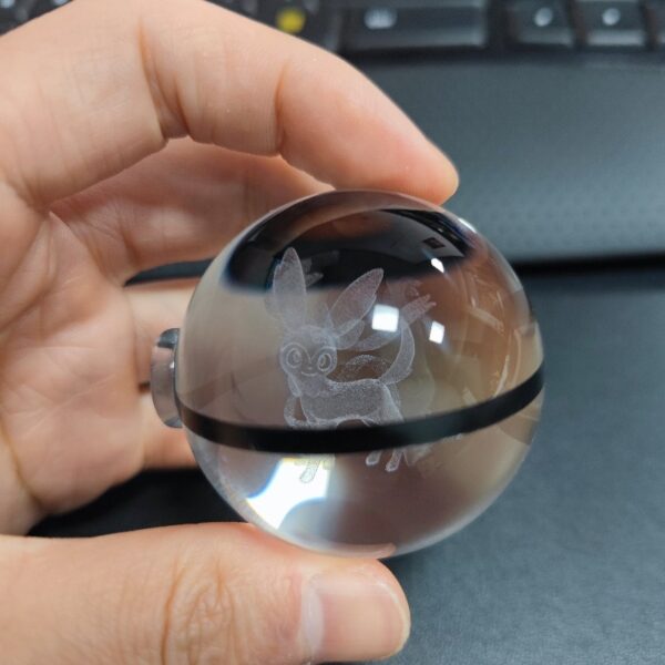 Creative Elf Ball K9 Crystal Ball Pocket Ball Monster Elf Ball Multiple Base Night Lights - immagine 13