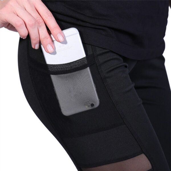 Calf-length Pants Capri Pant Sport leggings Women Fitness Yoga Gym High Waist Legging Yoga Pants - immagine 3