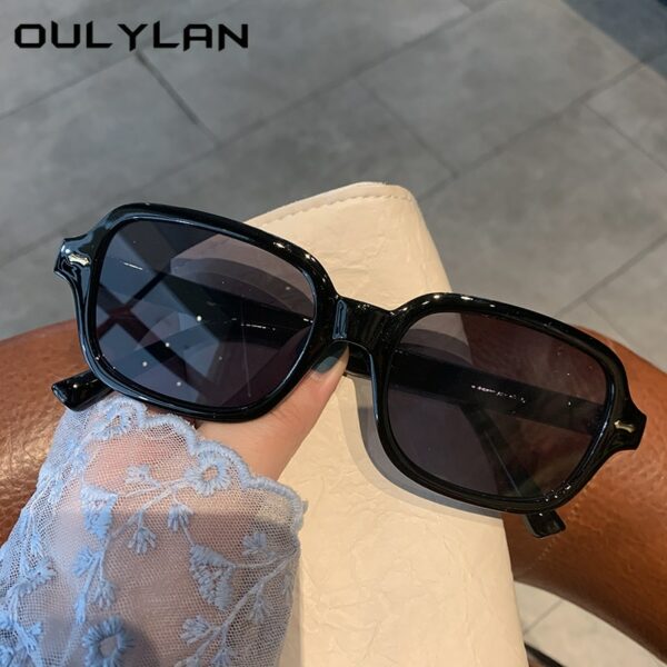 Sunglasses Women Men Luxury Brand Designer  Vintage Sunglass Female Male Black Yellow Sun Glasses UV400 - immagine 2