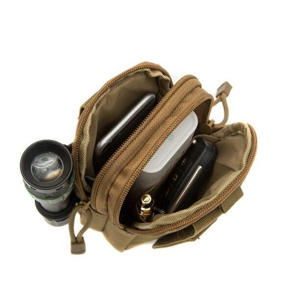 Men Waist Pack Bum Bag Pouch Waterproof Military Belt Waist Packs Molle Nylon Mobile Phone Wallet Travel Bag - immagine 6