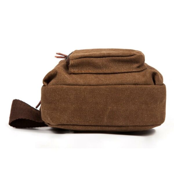 Men Canvas Messenger Bags Casual Travel Military Bag - immagine 4