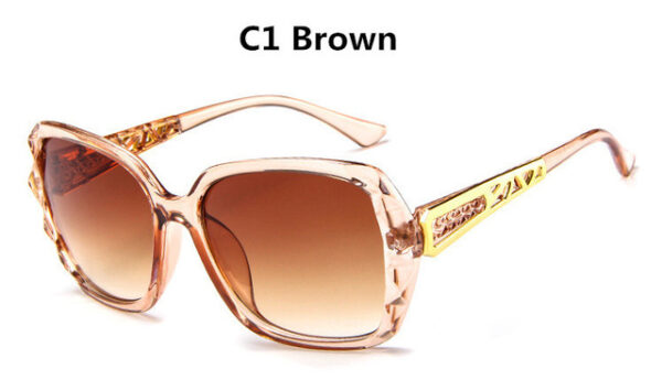 Classic Oversized Sunglasses Women Brand Designer SquareLadies Sun Glasses Driving Vintage UV400 Glasses Feminino Oculos - immagine 10