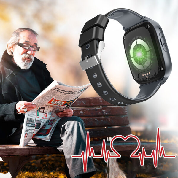 D32 Elderly Positioning Phone Watch 4G Anti-Lost Waterproof Smart Phone Watch With GPS Positioning - immagine 2