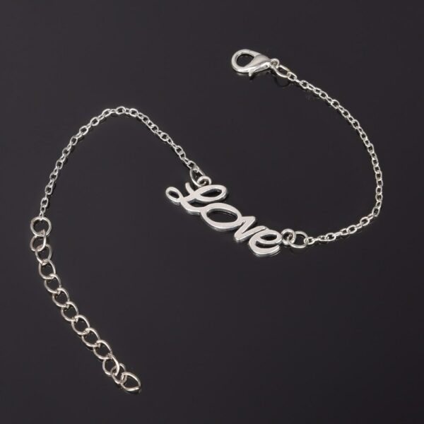 Simple Style Silver Plated Charm Bracelet Jewelry Gift Wedding Banquet - immagine 3