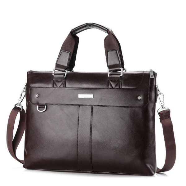 Men Casual Briefcase Business Shoulder Bag - immagine 2