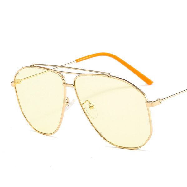 Unisex Pilot Sunglasses Women Men Luxury Double Beam Sun Glasses Men Vintage Driving Eyewear Ocean Lenses Shades zonnebril dame - immagine 10