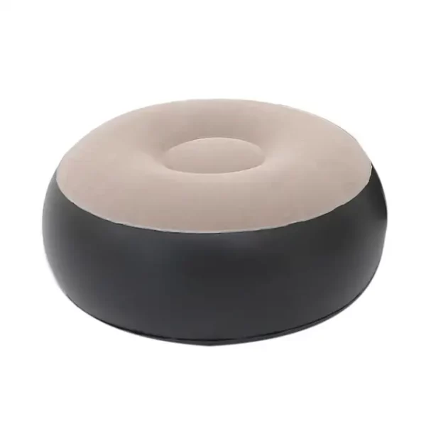 Inflatable Air Mattress Lazy Sofa Deck Chair Comfortable Leg Stool Rest Single Beanbag for home and Outdoor Use - immagine 9